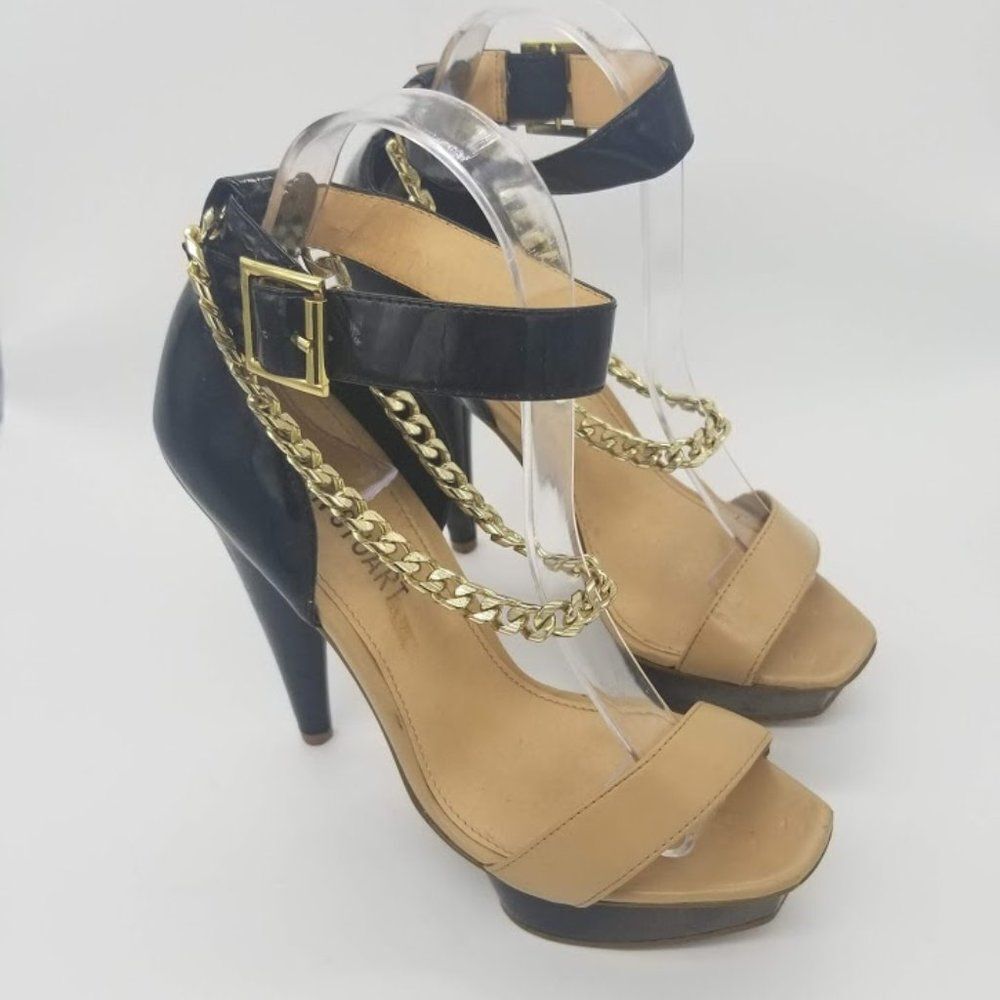 Colin Stuart Chain AnkleStrap Platform Heel/Size 7 - Picture 6 of 13